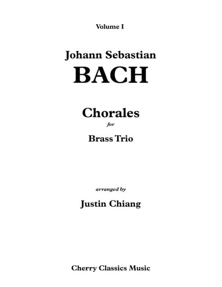 Twenty Bach Chorales For Brass Trio Volume I Sheet Music