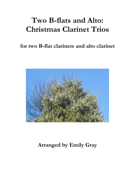 Two B Flats And Alto Christmas Clarinet Trios Sheet Music