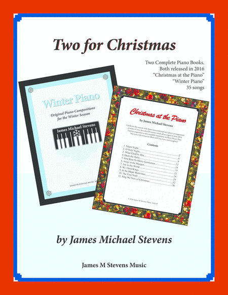 Free Sheet Music Two For Christmas Winter Piano Christmas At The Piano