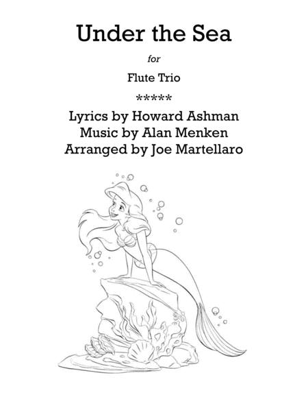 Under The Sea For Flute Trio Sheet Music