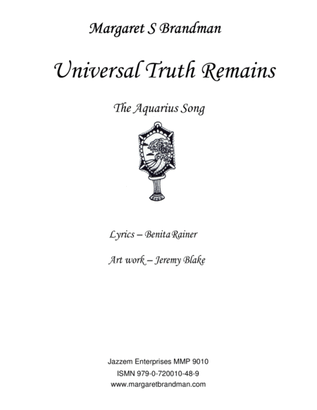 Free Sheet Music Universal Truth Remains