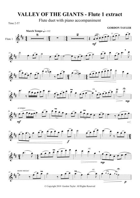 Valley Of The Giants Sheet Music