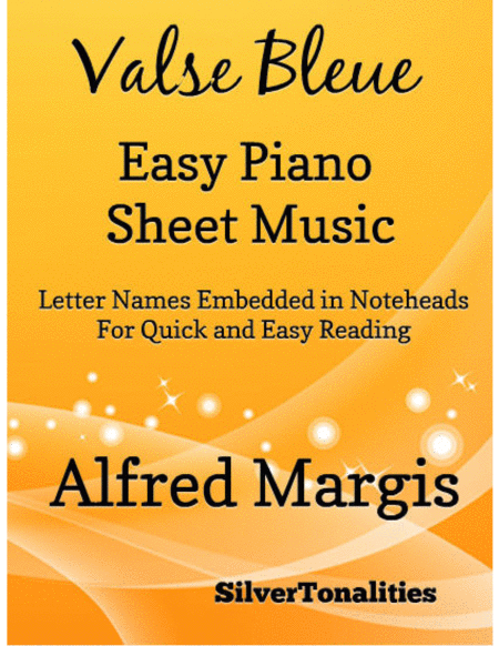 Free Sheet Music Valse Bleue Easy Piano Sheet Music