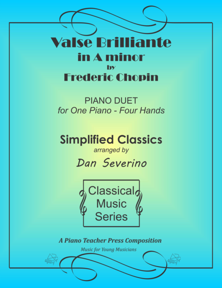 Free Sheet Music Valse Brilliante In A Minor By Chopin