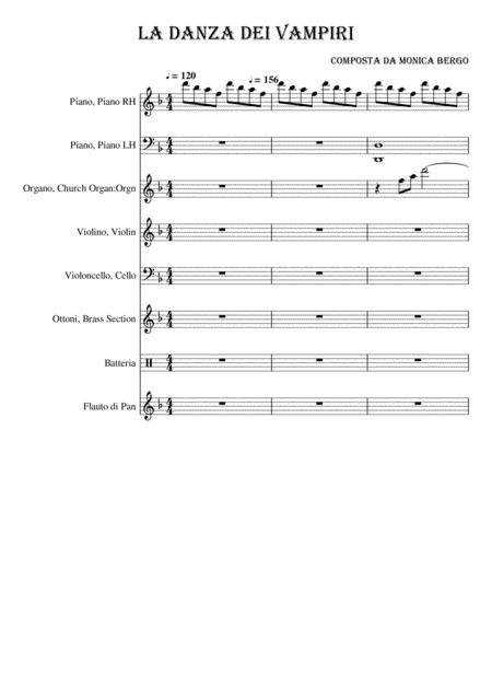 Vampires Dance Sheet Music