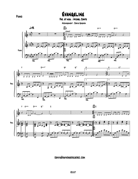 Free Sheet Music Vangline Partition De Piano Dtaill
