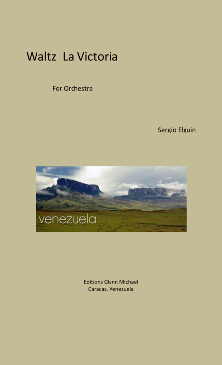 Venezuelan Waltz La Victoria For Orchestra Sheet Music