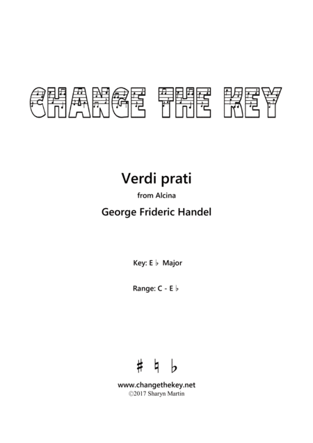 Free Sheet Music Verdi Prati Eb Major