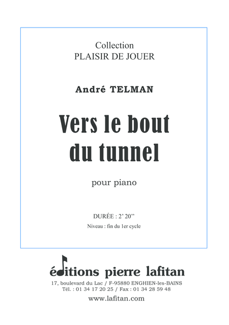 Free Sheet Music Vers Le Bout Du Tunnel