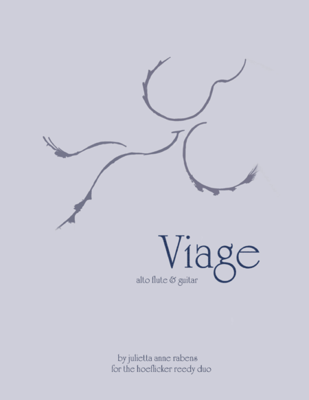 Viage For Alto Flute And Guitar Sheet Music