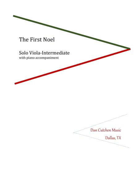 Viola Solo The First Noel Sheet Music