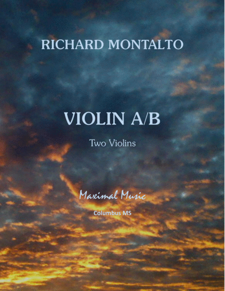 Violin A B Sheet Music