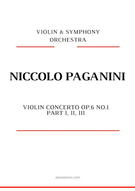 Free Sheet Music Violin Concerto No 1