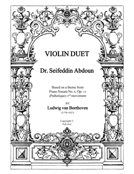 Free Sheet Music Violin Duet