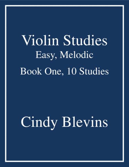 Violin Studies Easy Melodic Book One 10 Studies Sheet Music