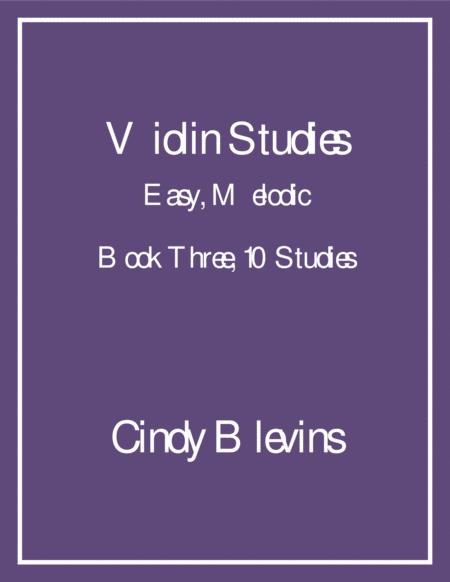 Free Sheet Music Violin Studies Easy Melodic Book Three 10 Studies
