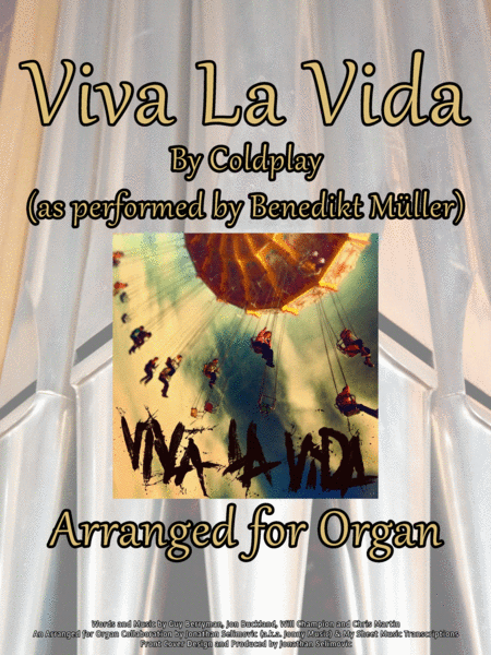 Viva La Vida By Coldplay Arranged For Organ Sheet Music