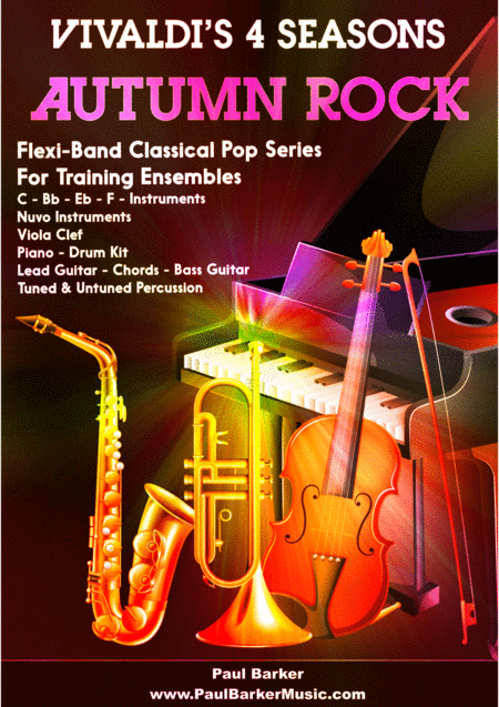 Free Sheet Music Vivaldis 4 Seasons Autumn Rock Flexi Band Score And Parts