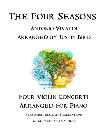 Vivaldis Four Seasons Arranged For Solo Piano Sheet Music