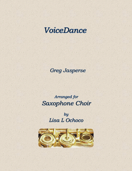 Free Sheet Music Voicedance For Saxophone Choir