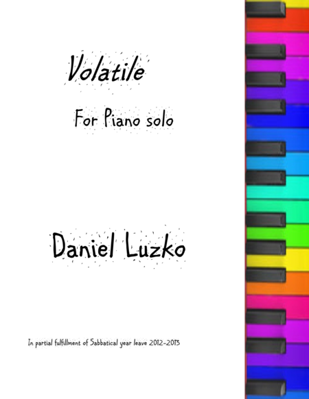 Volatile Sheet Music