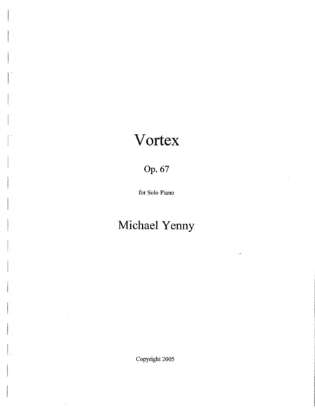 Vortex Op 67 Sheet Music