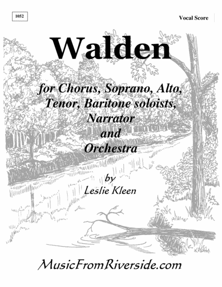 Walden Vocal Score For Chorus And Solos Sheet Music