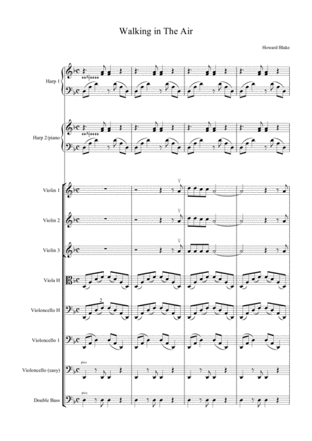 Walking In The Air For Junior Strings Sheet Music