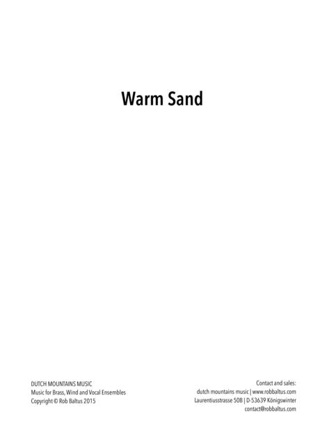 Warm Sand Sheet Music