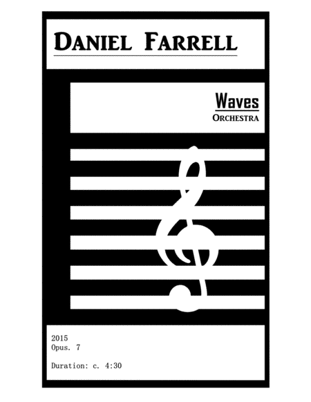 Waves Orchestra Op 7 Sheet Music