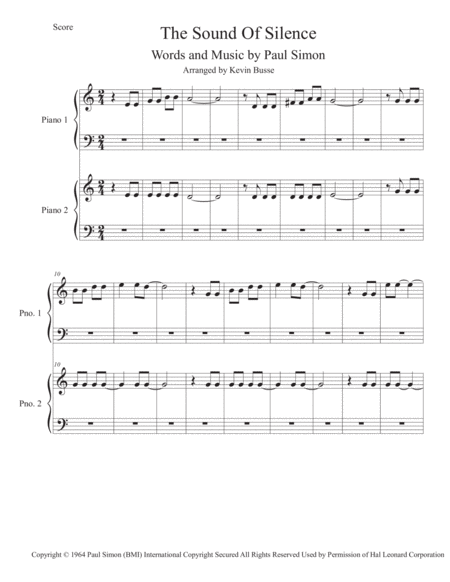 Free Sheet Music We Are A Small Family