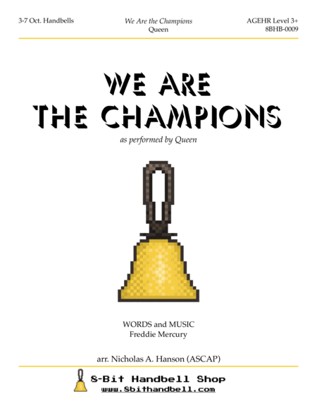 We Are The Champions 3 7 Octaves Sheet Music