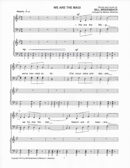 We Are The Magi Sheet Music