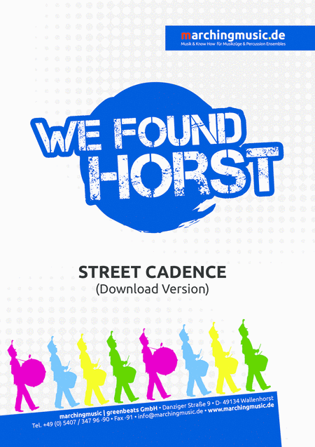 Free Sheet Music We Found Horst Street Cadence