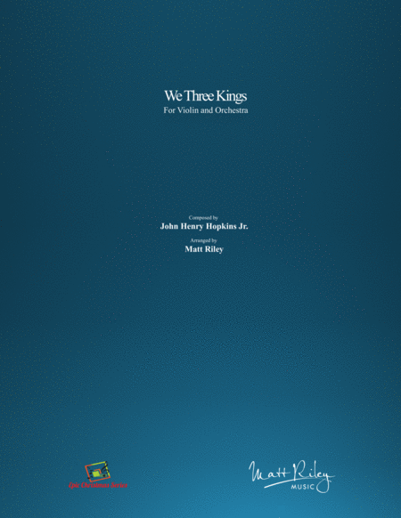 Free Sheet Music We Three Kings Violin Orchestra