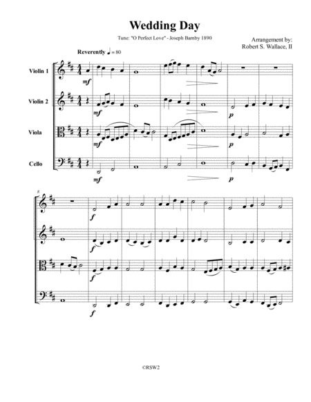 Wedding Day Sheet Music