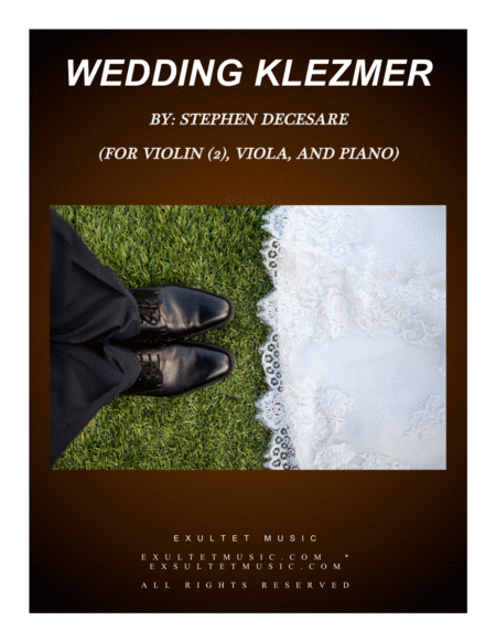 Free Sheet Music Wedding Klezmer