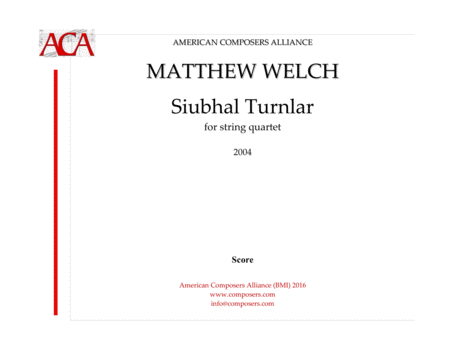 Free Sheet Music Welch Siubhal Turnlar