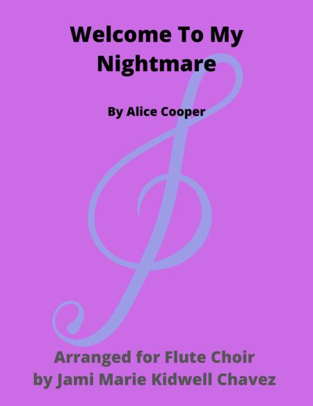 Free Sheet Music Welcome To My Nightmare