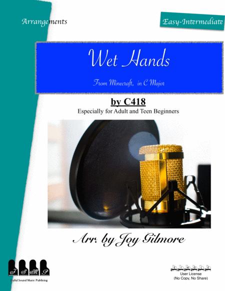 Wet Hands From Minecraft In C Major Easy Piano Arrangement Lifetime New Arrangement Free Upgrade Sheet Music