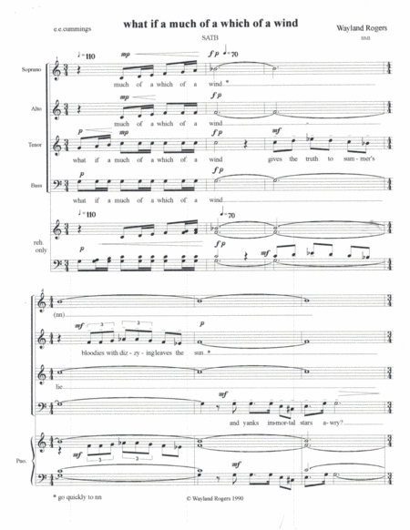 What If A Much Of A Which Of A Wind Sheet Music