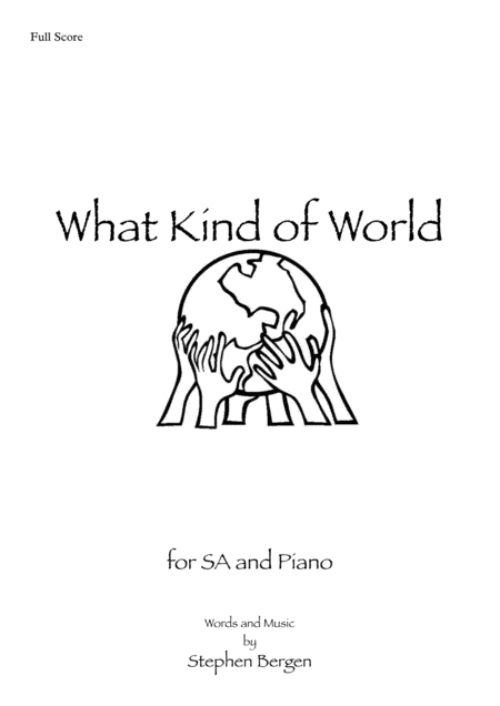 What Kind Of World Sheet Music