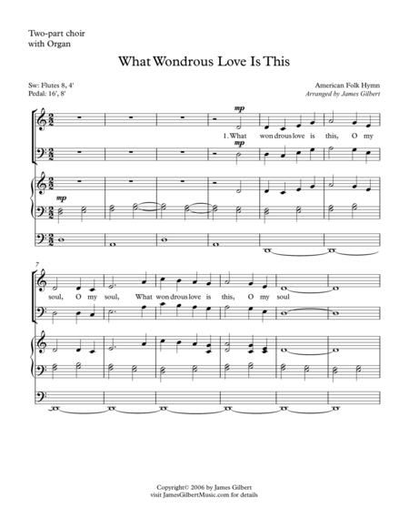 Free Sheet Music What Wondrous Love Is This Ch10