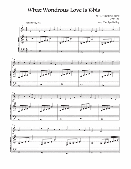 What Wondrous Love Is This Flute And Piano Sheet Music