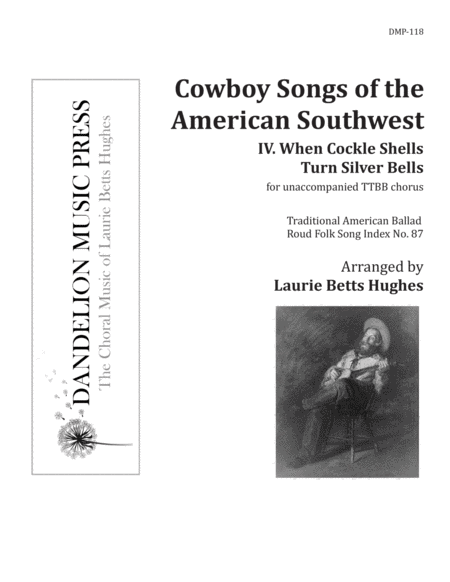 Free Sheet Music When Cockle Shells Turn Silver Bells From Cowboy Songs Of The American Southwest Ttbb