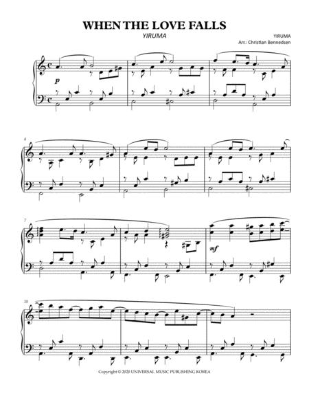 When The Love Falls Sheet Music