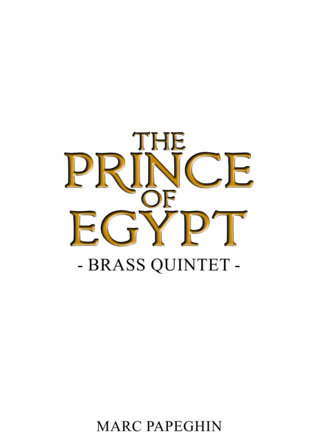 Free Sheet Music When You Believe From The Prince Of Egypt Brass Quintet