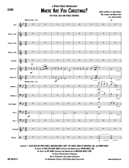 Free Sheet Music Where Are You Christmas