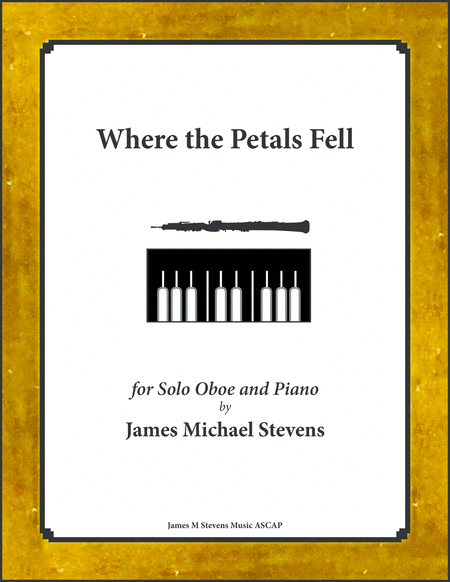 Where The Petals Fell Oboe Piano Sheet Music