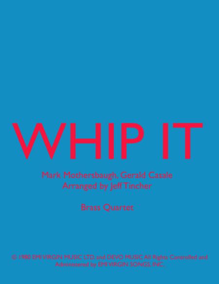 Whip It Sheet Music